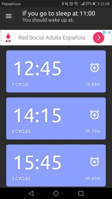 Sleep Time - Cycle Alarm Timer android App screenshot 4